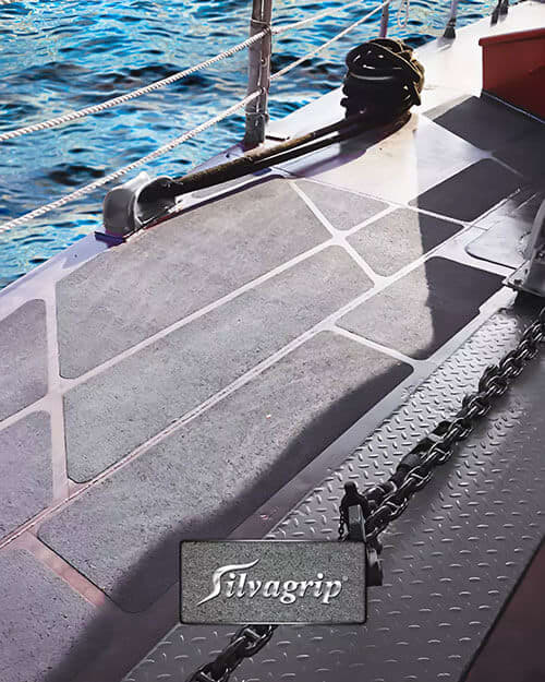 Silvagrip on a boat deck